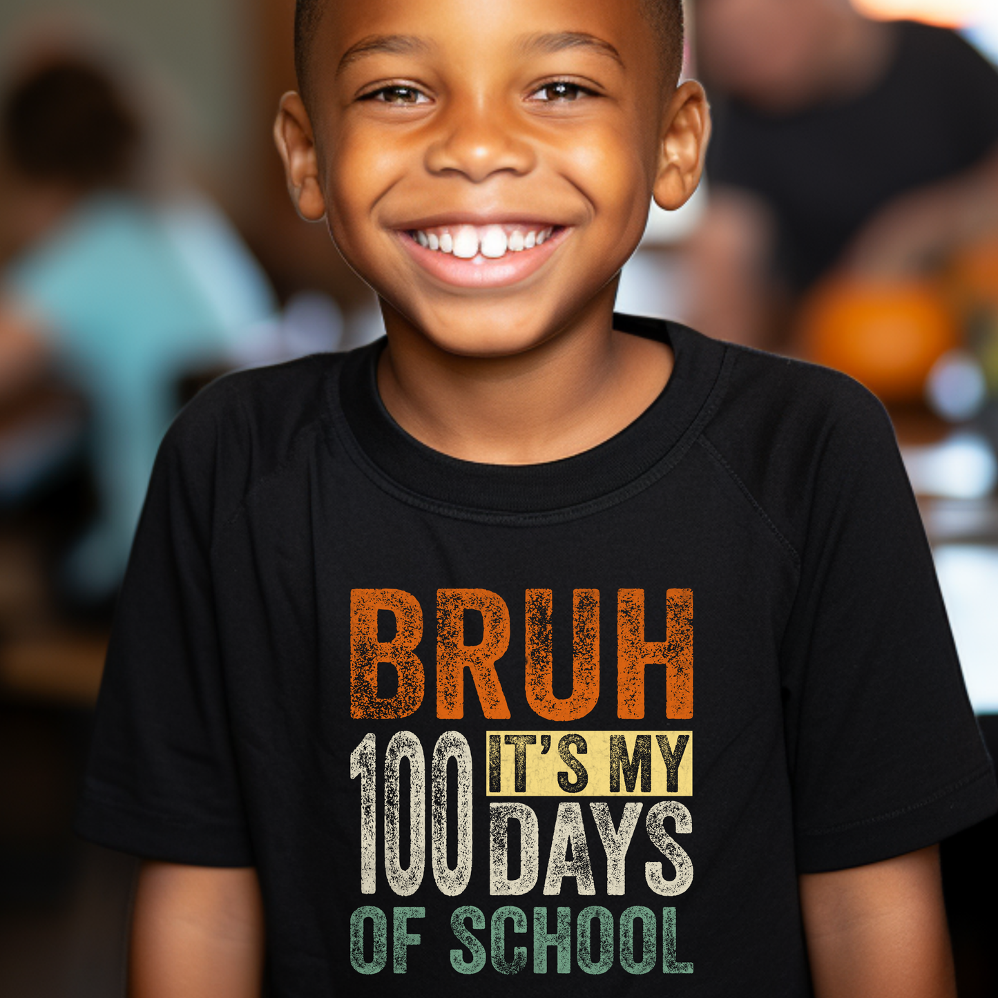 100 Days T-Shirt - BRUH It's My 100 Days of School Kid Fun Tee Shirt to celebrate 100 days of learning T-shirt for School