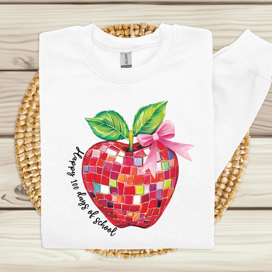 100th Days of School Teacher Sweater "Happy 100 Days of School" to celebrate teaching for 100 days