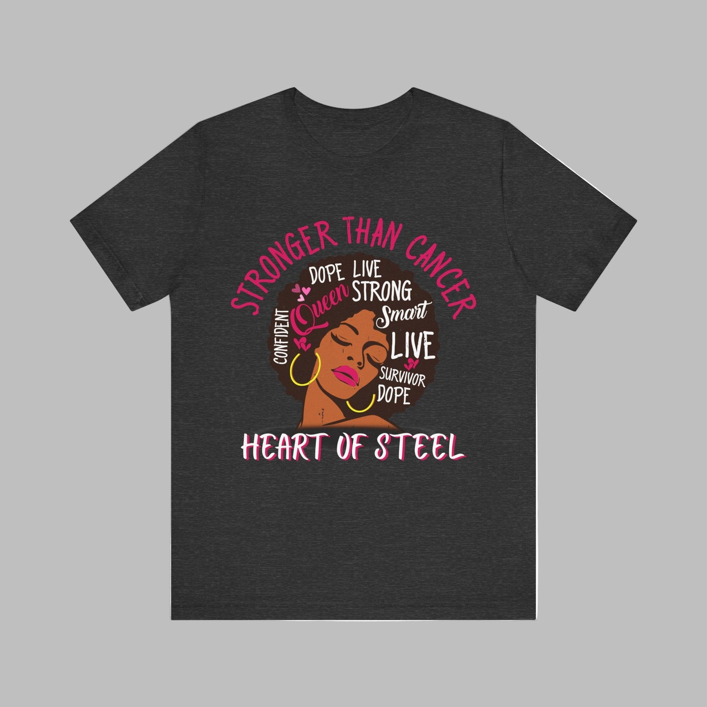 Pink Out T-Shirt - Heart of Steel - October We Wear Pink
