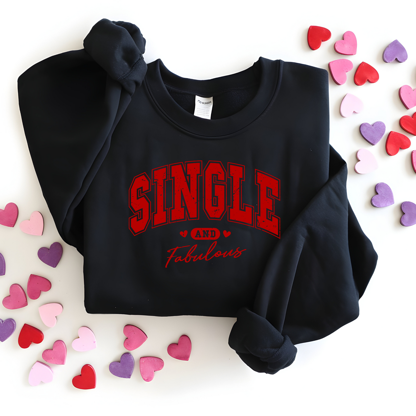 Women's Single and Fabulous Sweater - Bold and Cozy embrace your single status with confidence and stylish in this heartfelt single's sweater