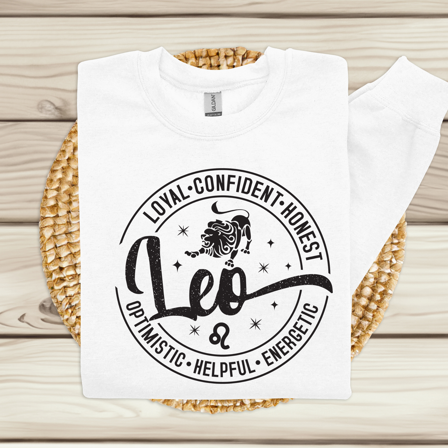 Leo Horoscope Astrology Sweatshirt - Celestial Charm Zodiac Sweater