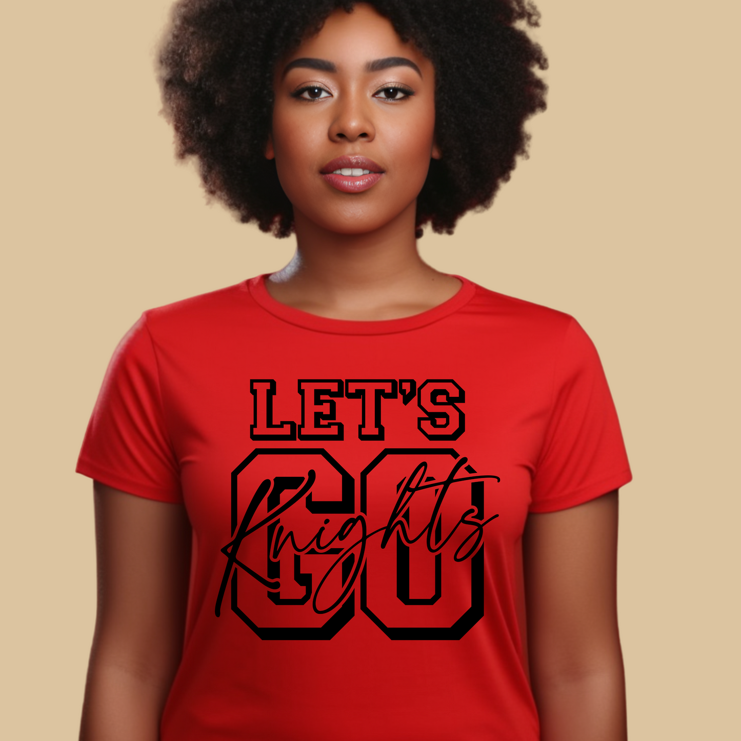 Knights School Spirit Shirt - Let's Go Knights - Rep the Knights