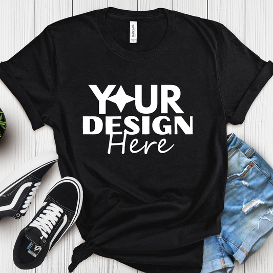 Taylor-Made Custom Tee Shirt - Personalized Design Logo Tee - Front & Back Design