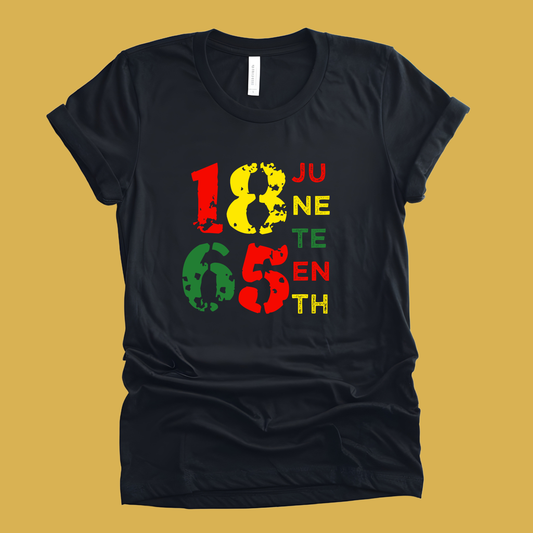 Juneteenth T-Shirt - 1865 Juneteenth Graphic Relaxed Tee