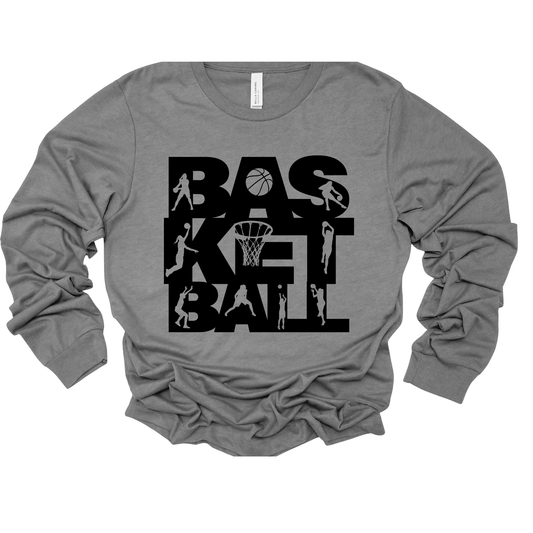 Basketball Ballers Women's Long Sleeve T-Shirt - Basketball Hoops Fanatics Shirt