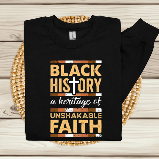 Black History Sweater: Heritage of Unshakable Legacy Unisex Sweatshirt