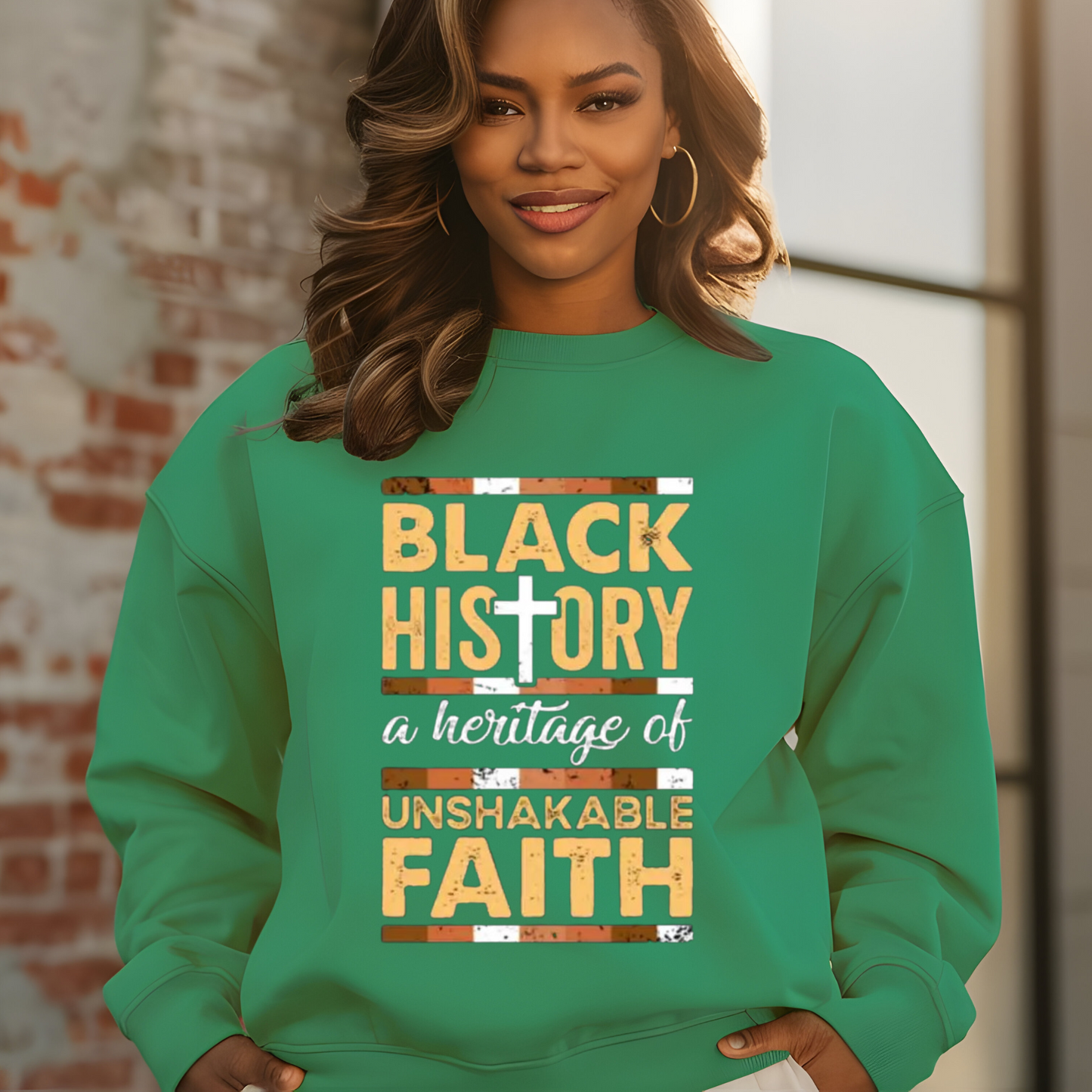 Black History Sweater: Heritage of Unshakable Legacy Unisex Sweatshirt