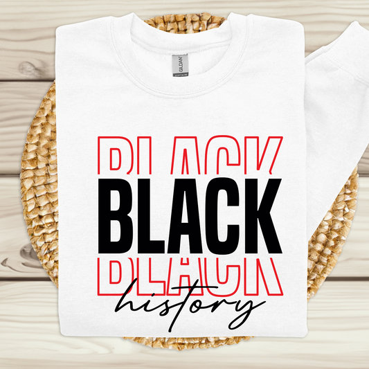 Black History Unisex Sweatshirt showing cultural pride year-round sweater