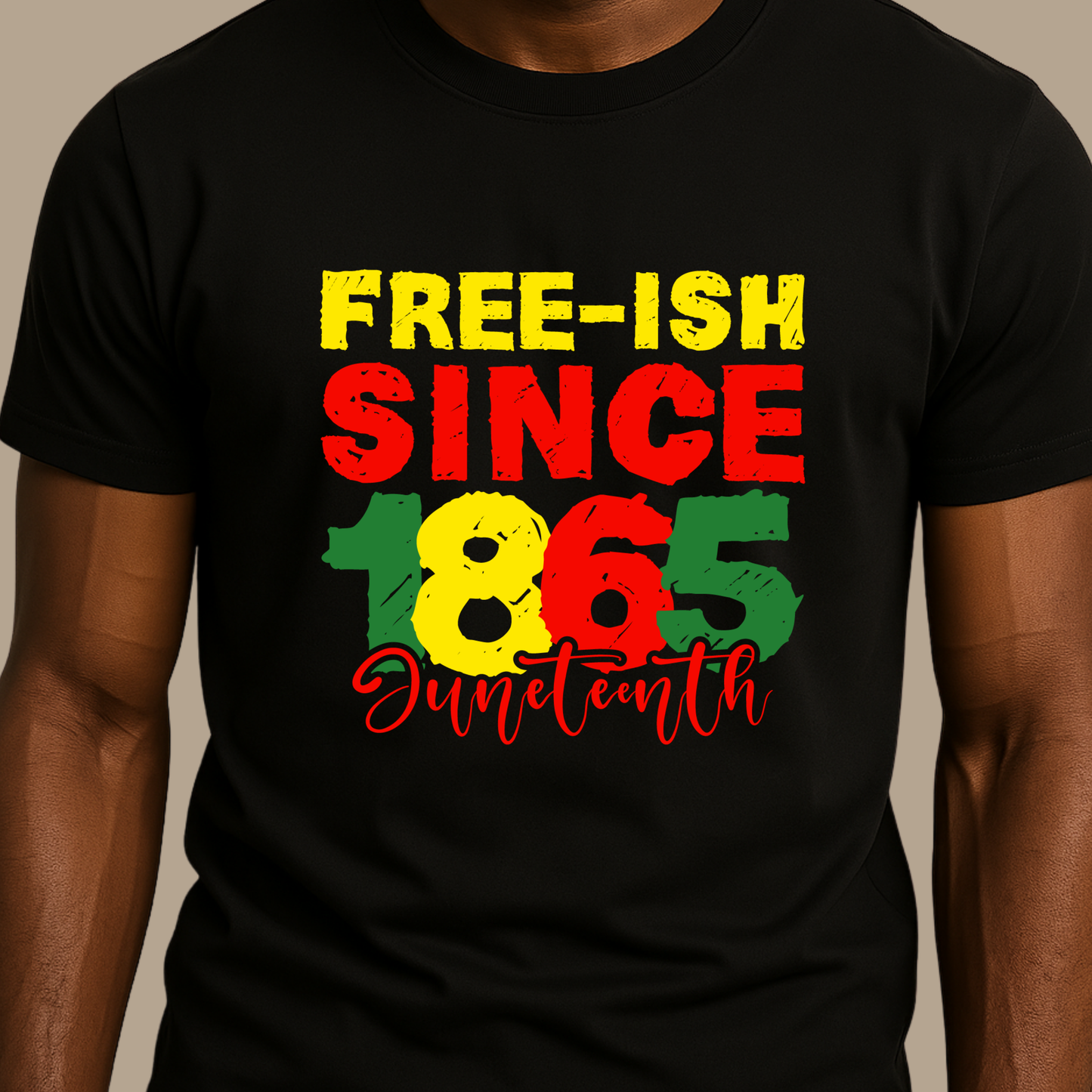 Black Pride Tee - Free-ish Since 1865 Juneteenth Cultural T-Shirt