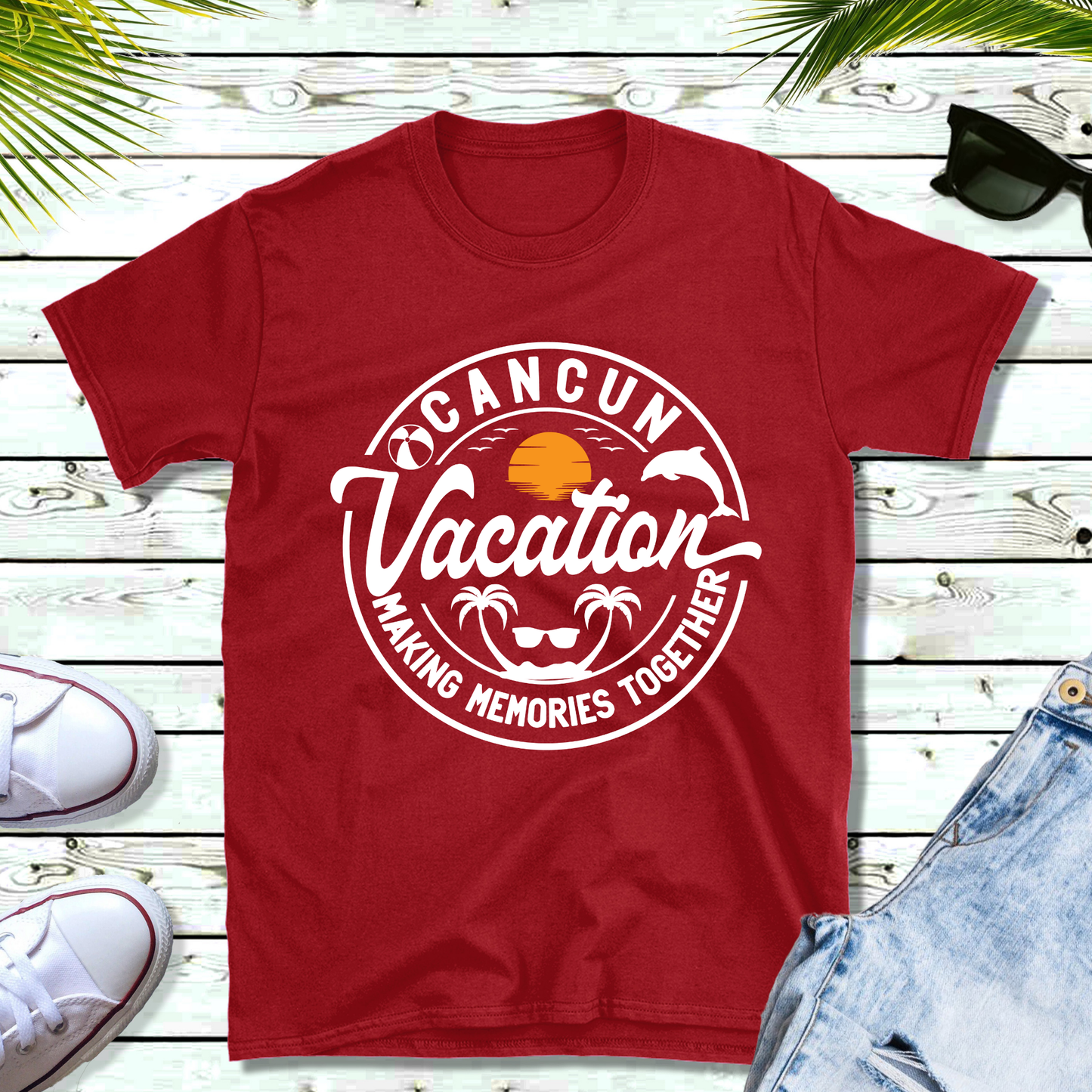 Cancun Vacation Shirt - Cancun Vacation Making Memories Together - Family Match Tee