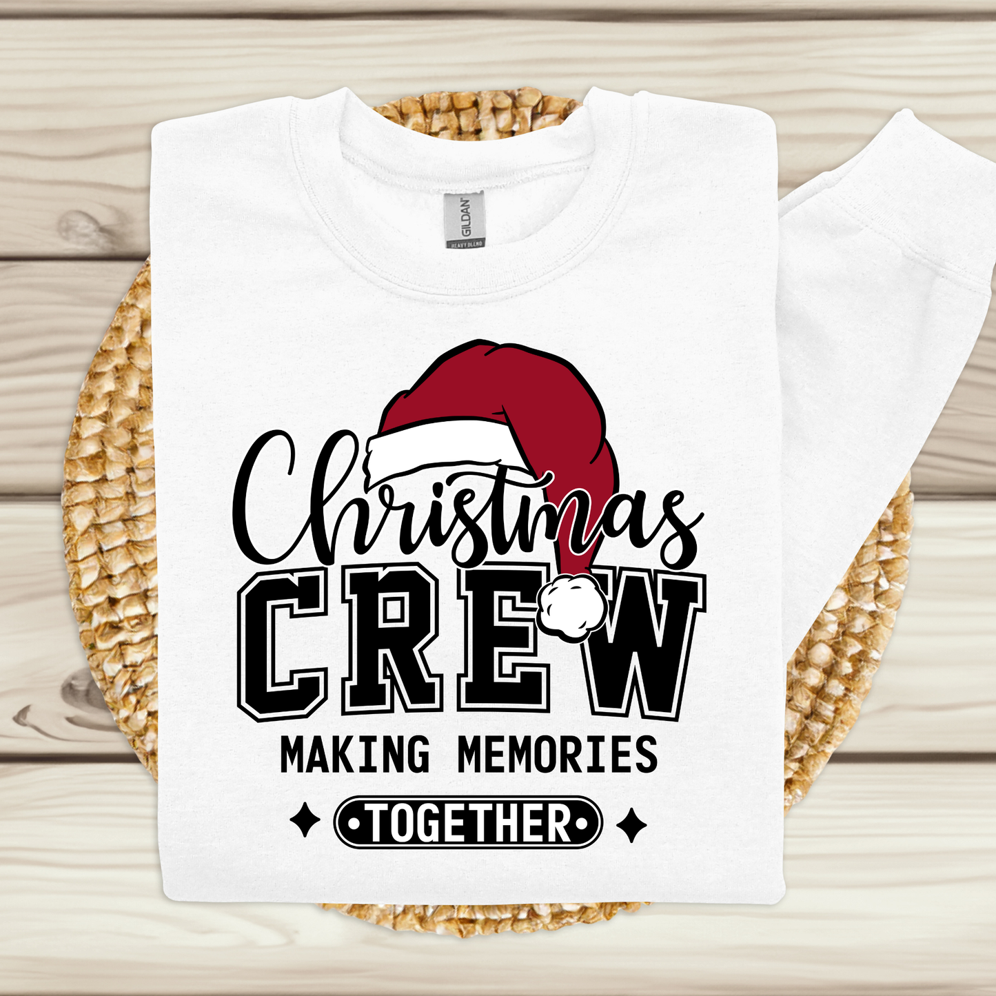 Matching Christmas Crew Family Sweatshirts - Christmas Crew Making Memories: Matching Family Sweater