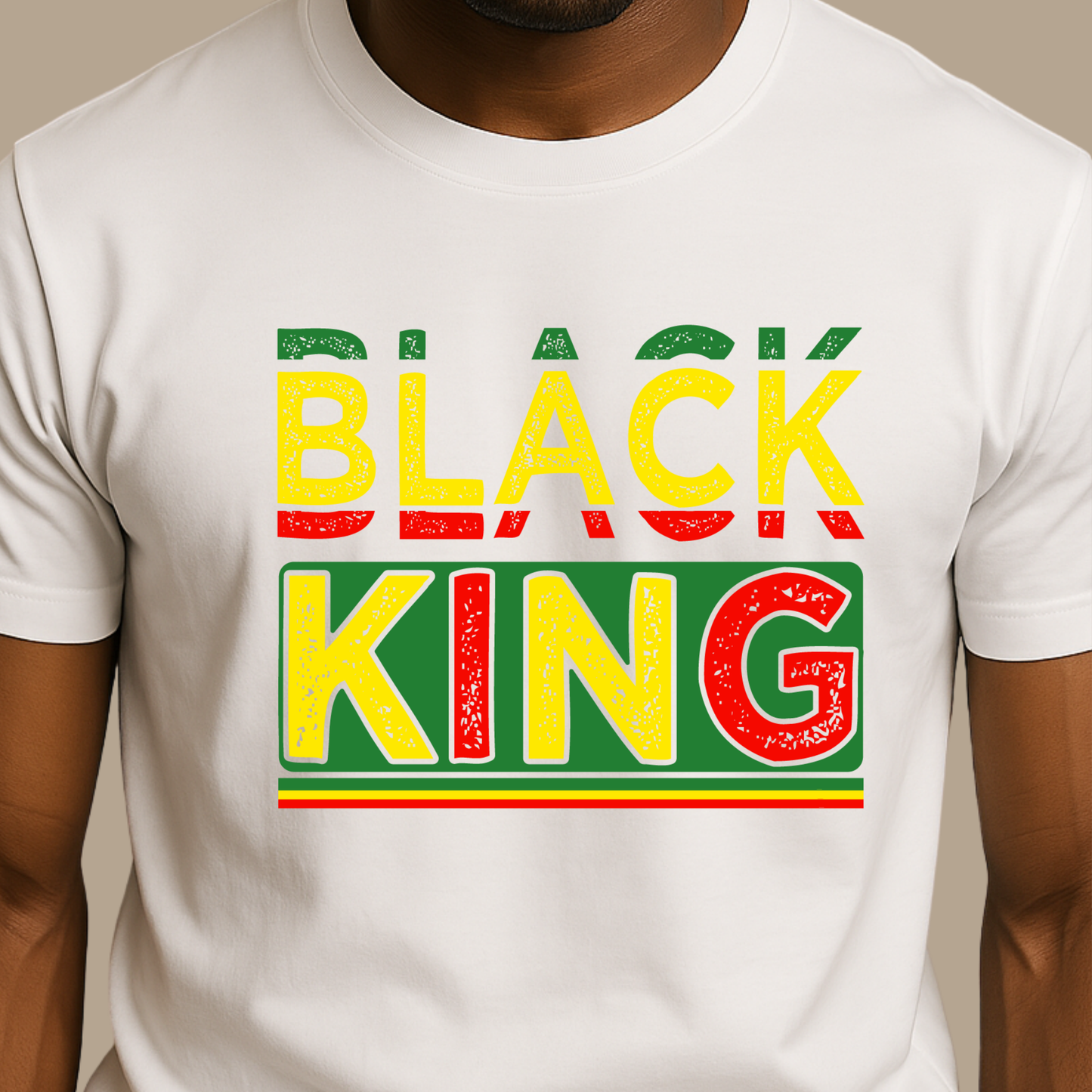 Cultural Pride Tee - Black King - Crown Yourself Daily T-Shirt