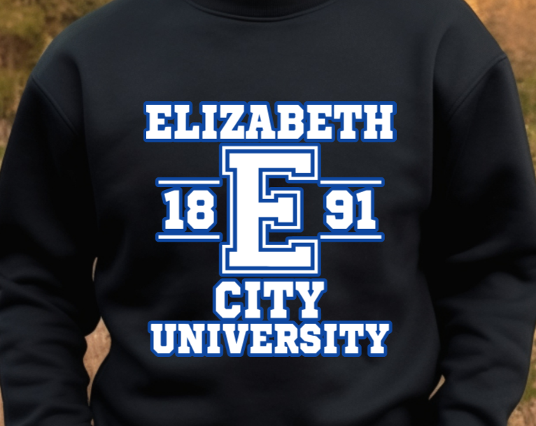 Elizabeth City State University Elizabeth City Viking Pride Black Sweater