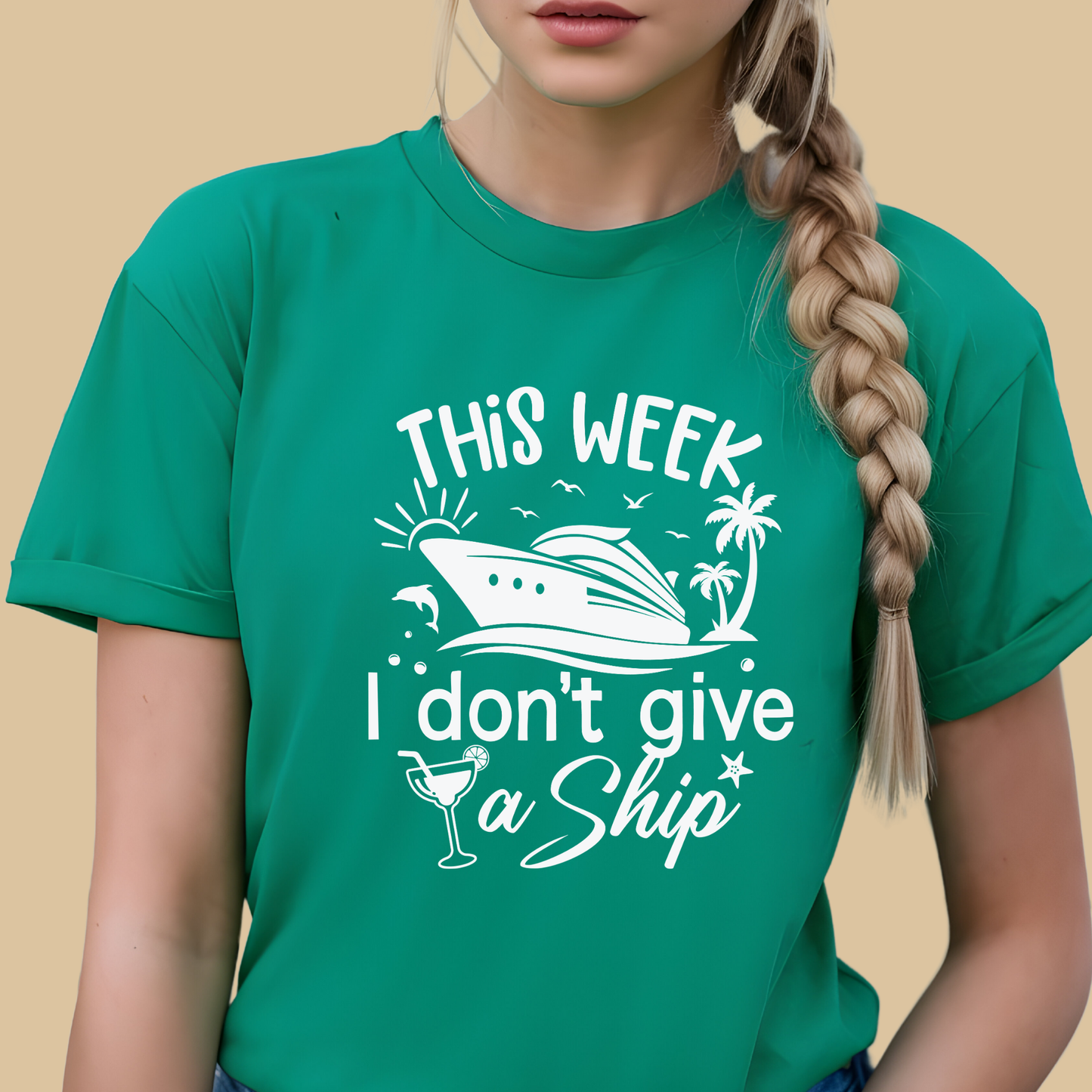 Family Cruise Shirt - This Week I Don't Give a Ship - Matching Family Cruise Tee