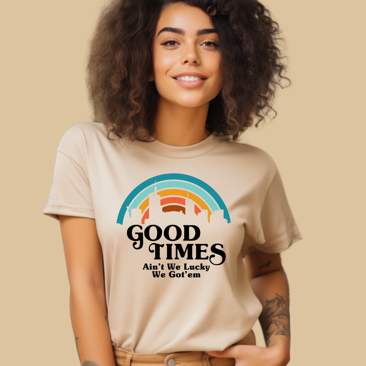 Family Reunion Shirt - Good Times Ain't We Lucky We Got'em - Custom Family Tee