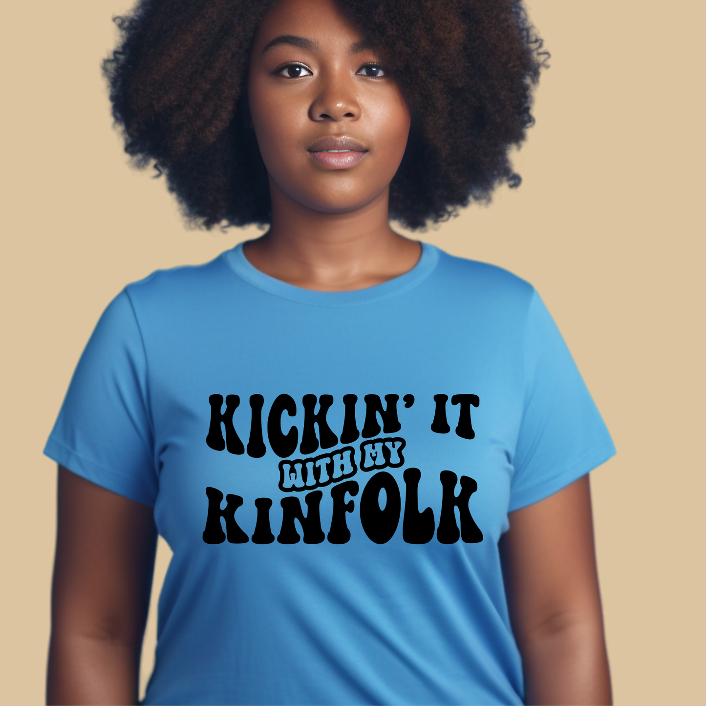Family Reunion Shirt - Kickin' it with my Kinfolk Unisex Graphic Tee - Family Matching T-Shirt