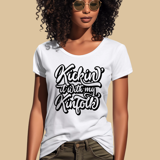 Family Reunion Shirt - Kickin' it with my Kinfolk Unisex Graphic Tee - Family Reunion T-Shirt
