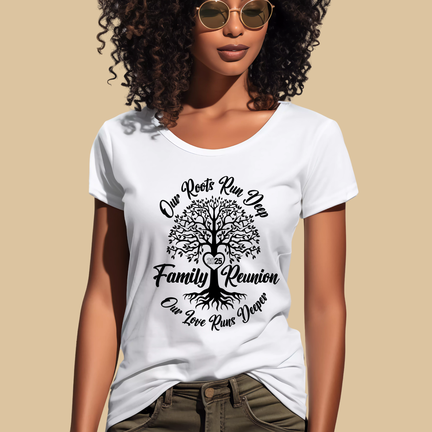 Family Reunion Shirt - Our Roots Run Deep - Family Matching 2025 Tee