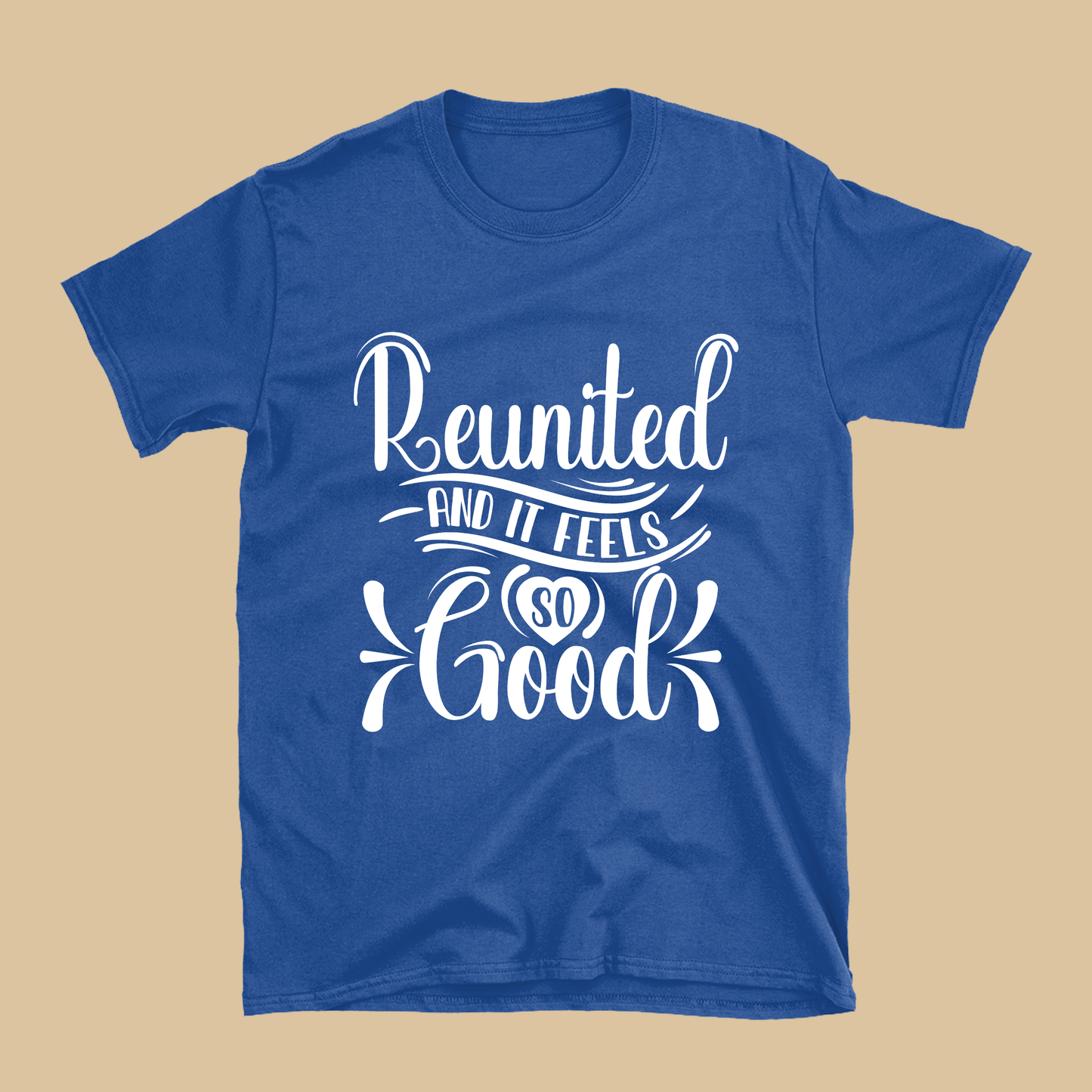 Family Reunion Shirt - Reunited And It Feels So Good Matching Custom Family Tees