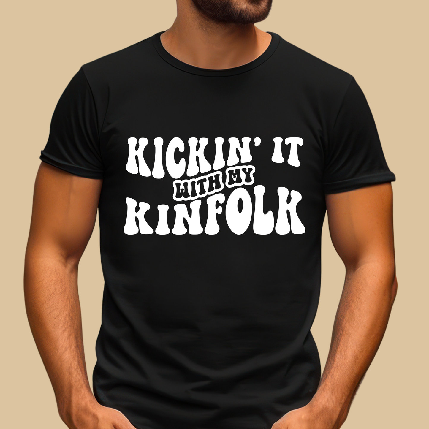 Family Reunion Shirt - Kickin' it with my Kinfolk Unisex Graphic Tee - Family Matching T-Shirt