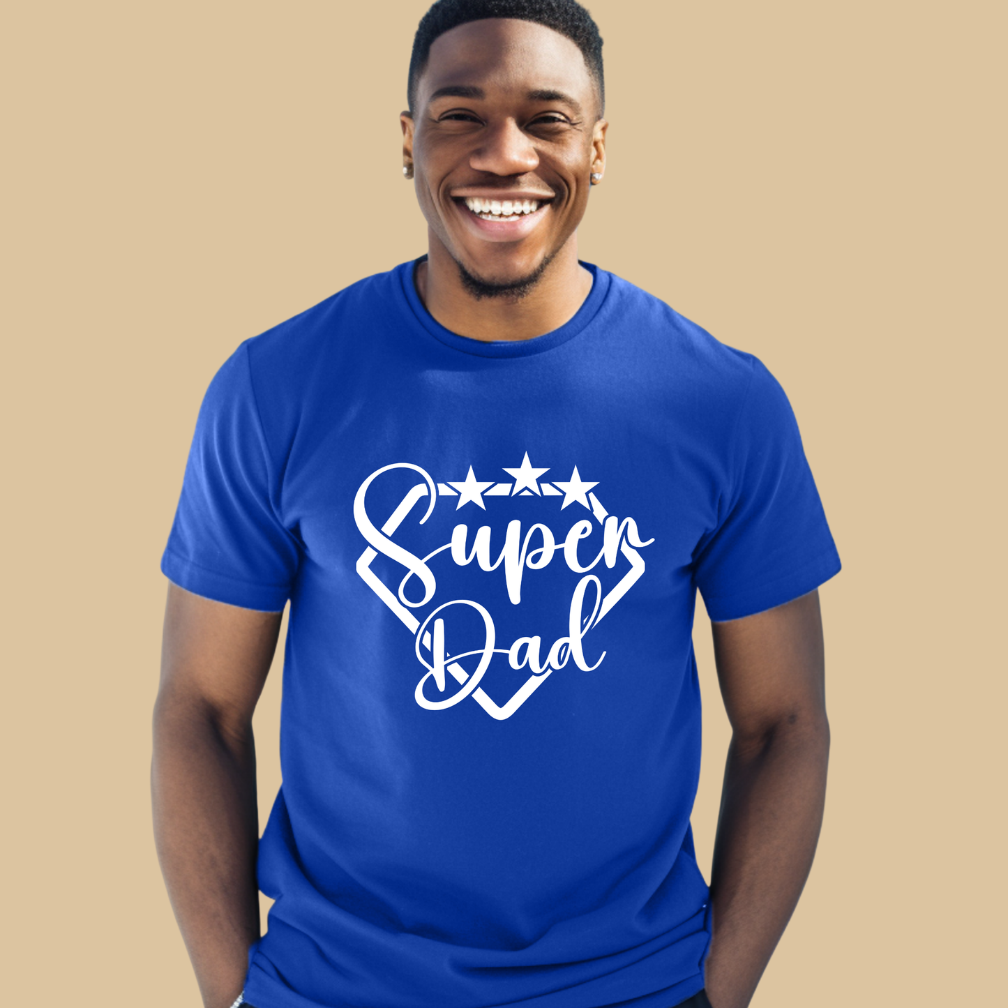 Father's Day Shirt - Super Dad - Cool Dad Comfy T-Shirt
