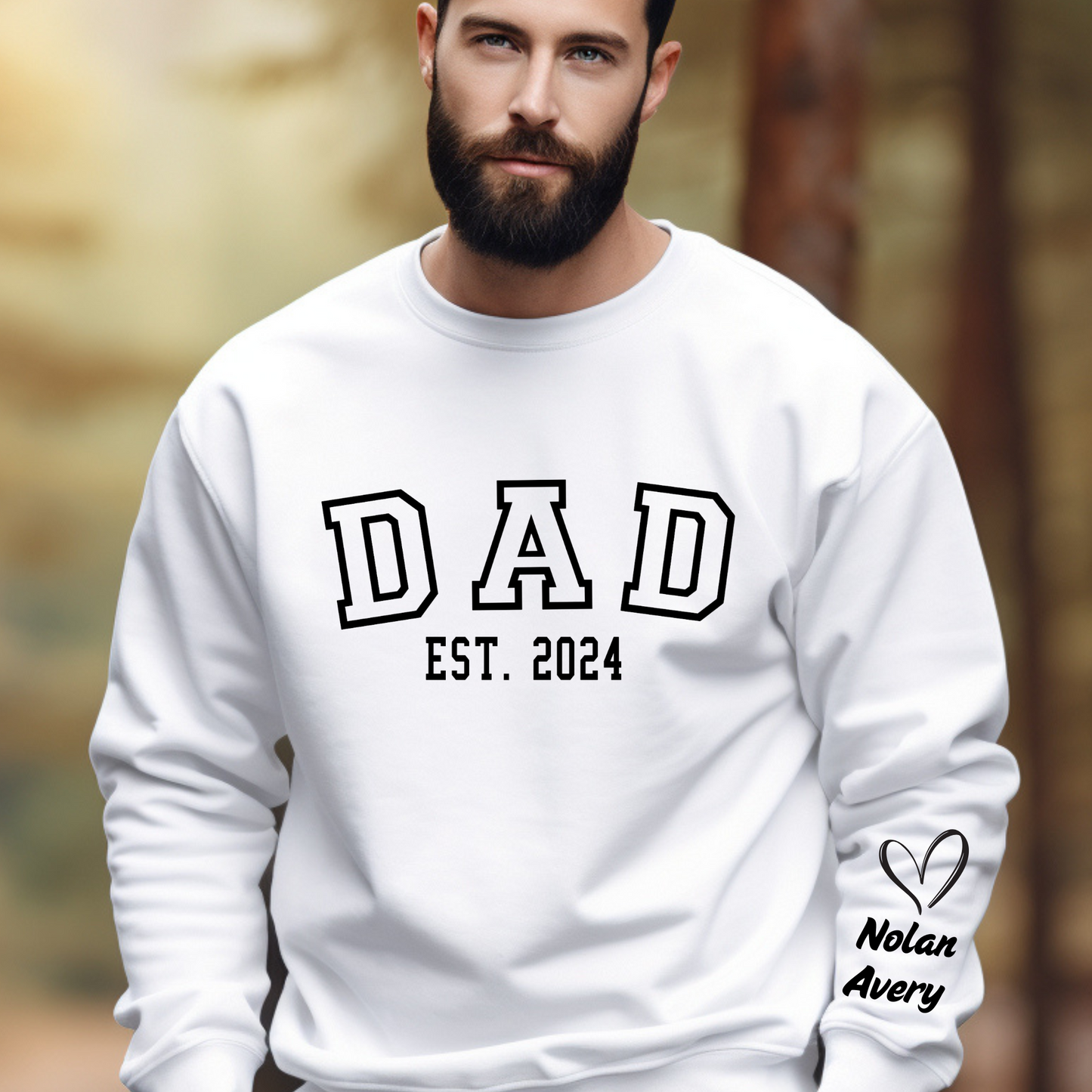 New Dad, First-Time Dad Shirt, Proud Dad Clothing, Dad to be Gift, Future Dad Sweatshirt, Dad Established Shirt, Dad Pride Sweater, Fatherhood Sweater and Expectant Father Shirt