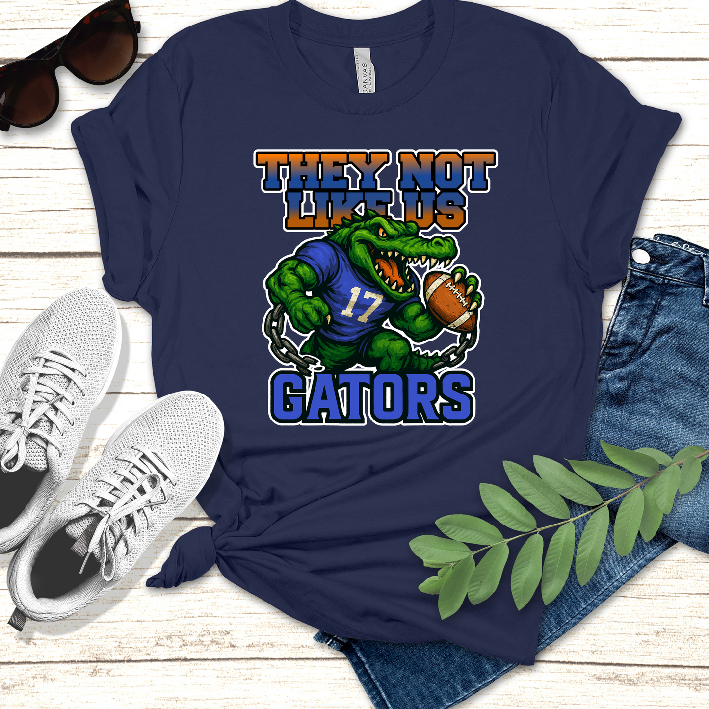Gators Mascot Shirt - They Not Like Us - Swamp Squad Spirit Tee