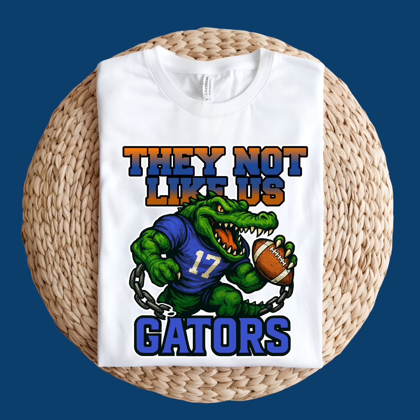 Gators Mascot Shirt - They Not Like Us - Swamp Squad Spirit Tee