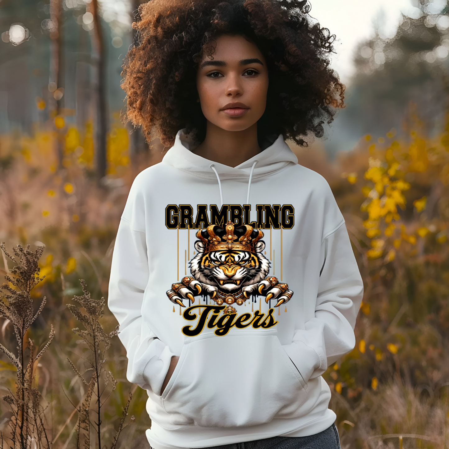 Grambling Tigers Hoodie, Grambling University Apparel, Grambling Fan Gear, HBCU Apparel, Grambling State Tigers, Grambling Sports Hoodie, Grambling Tigers Sweatshirt, HBCU Tigers Hoodie, Grambling Football Hoodie, Grambling Spirit Wear