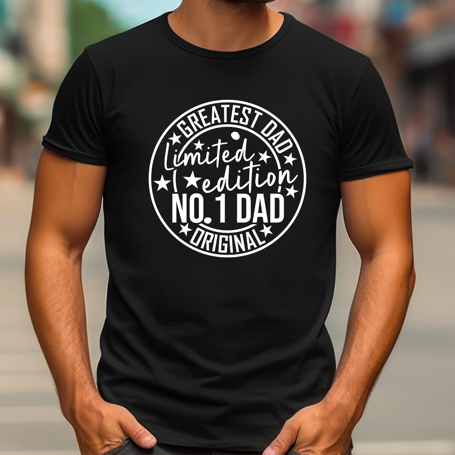 Greatest Dad Shirt - Limited Edition No.1 Dad Original Father's Day T-Shirt