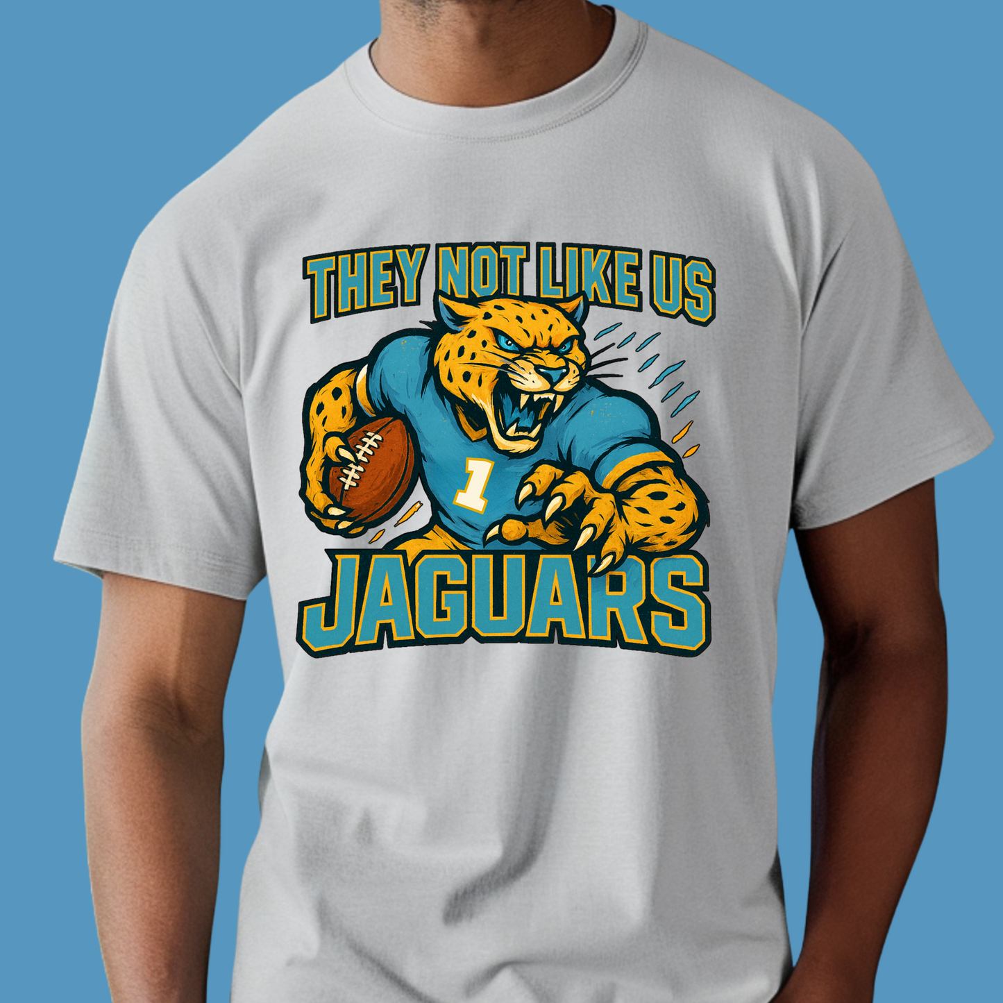 Jaguars T-Shirt - They Not Like Us - Southern Pride Mascot Game Day Tee