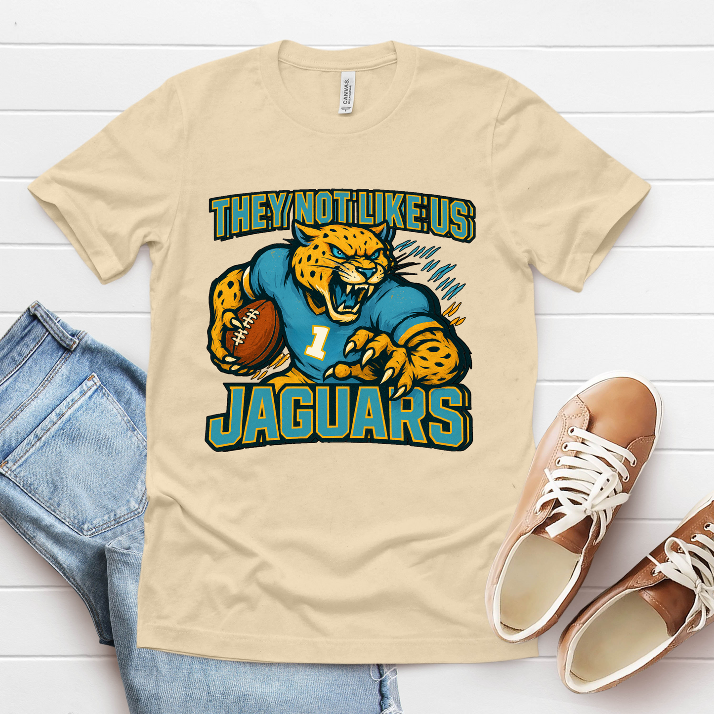 Jaguars T-Shirt - They Not Like Us - Southern Pride Mascot Game Day Tee