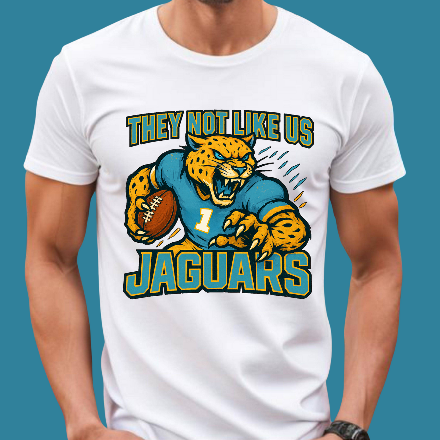 Jaguars T-Shirt - They Not Like Us - Southern Pride Mascot Game Day Tee