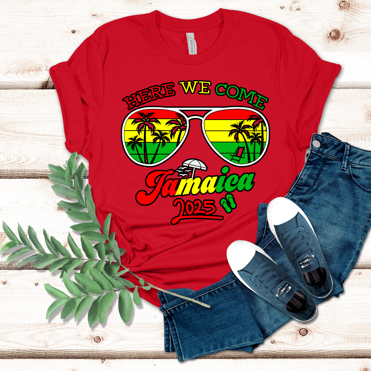 Jamaica Vacation Shirt - Here We Come Jamaica - Family Match Tee