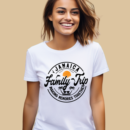 Jamaica Vacation Shirt - Making Memories Together - Family Match Tee