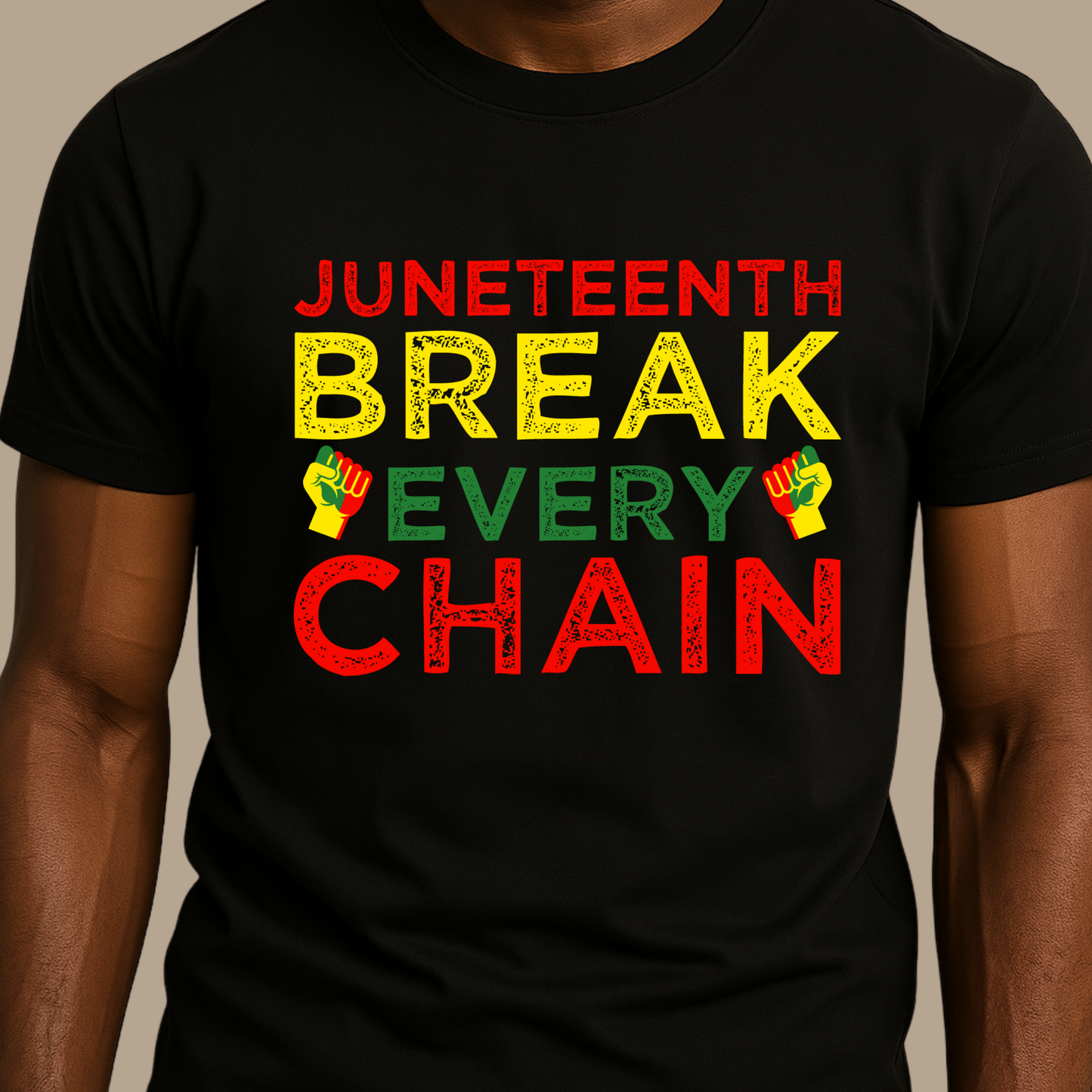 Juneteenth T-Shirt - Break Every Chain Impactful Graphic Tee