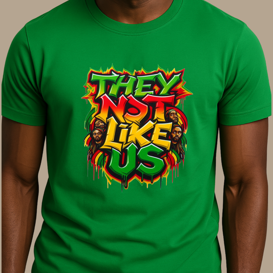 Juneteenth T-Shirt - They Not Like Us Graphic Relaxed Tee