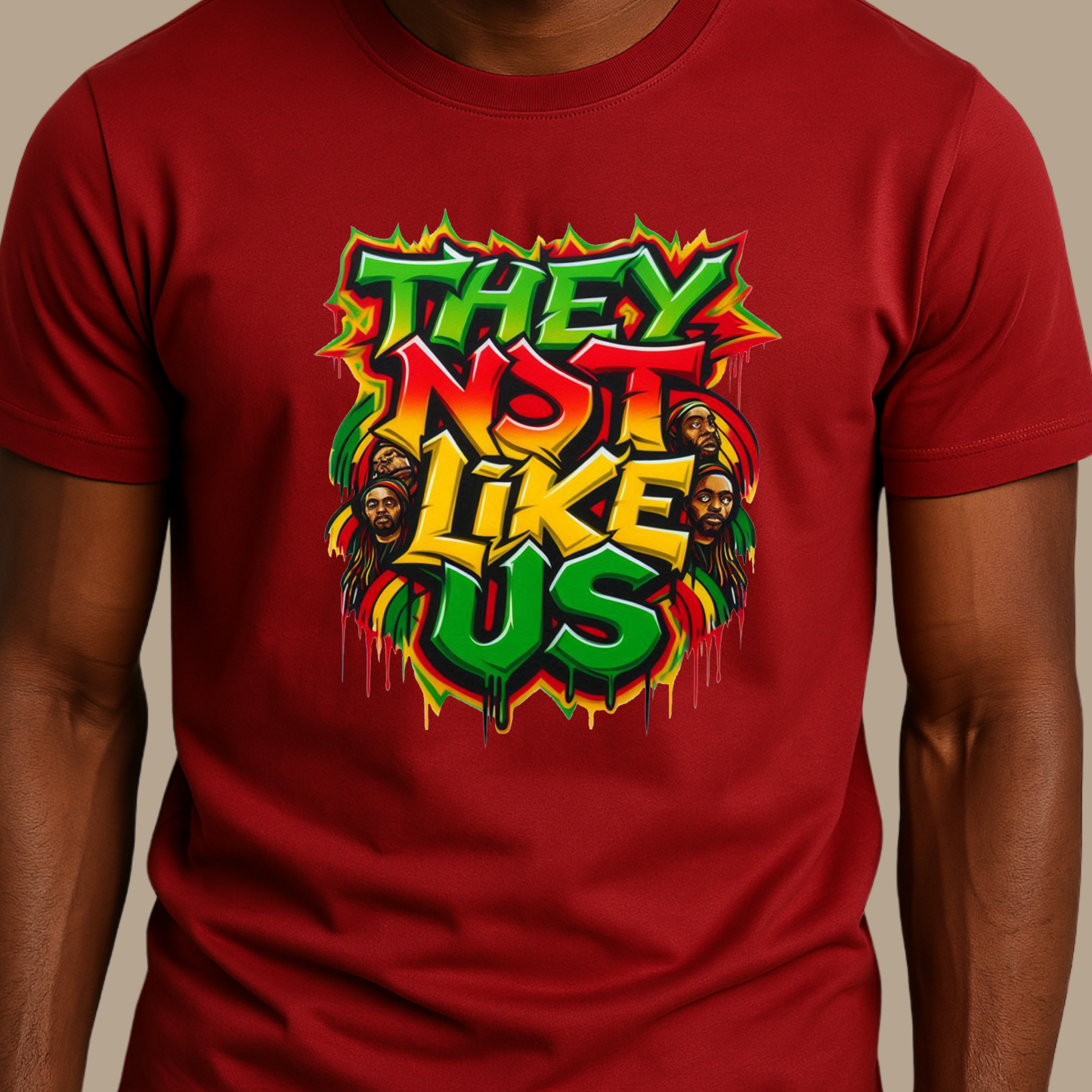 Juneteenth T-Shirt - They Not Like Us Graphic Relaxed Tee