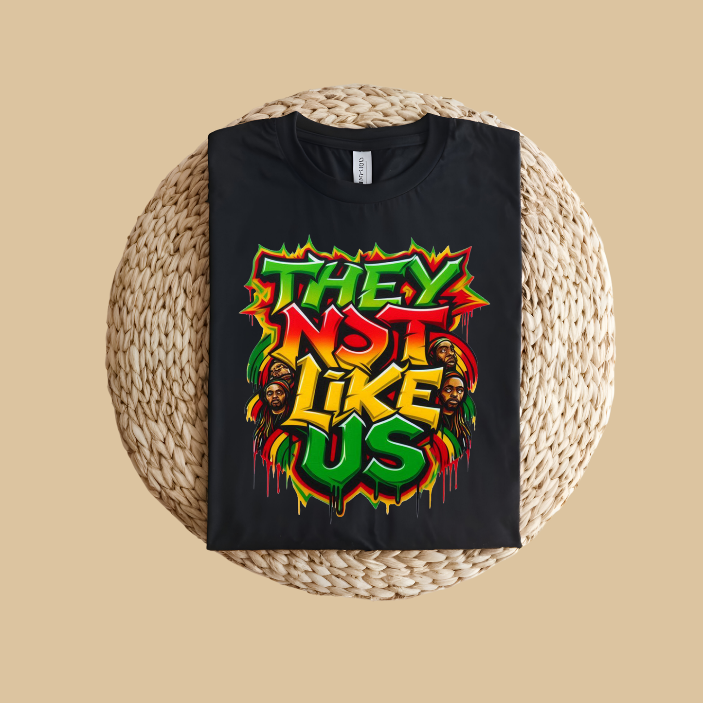Juneteenth T-Shirt - They Not Like Us Graphic Relaxed Tee