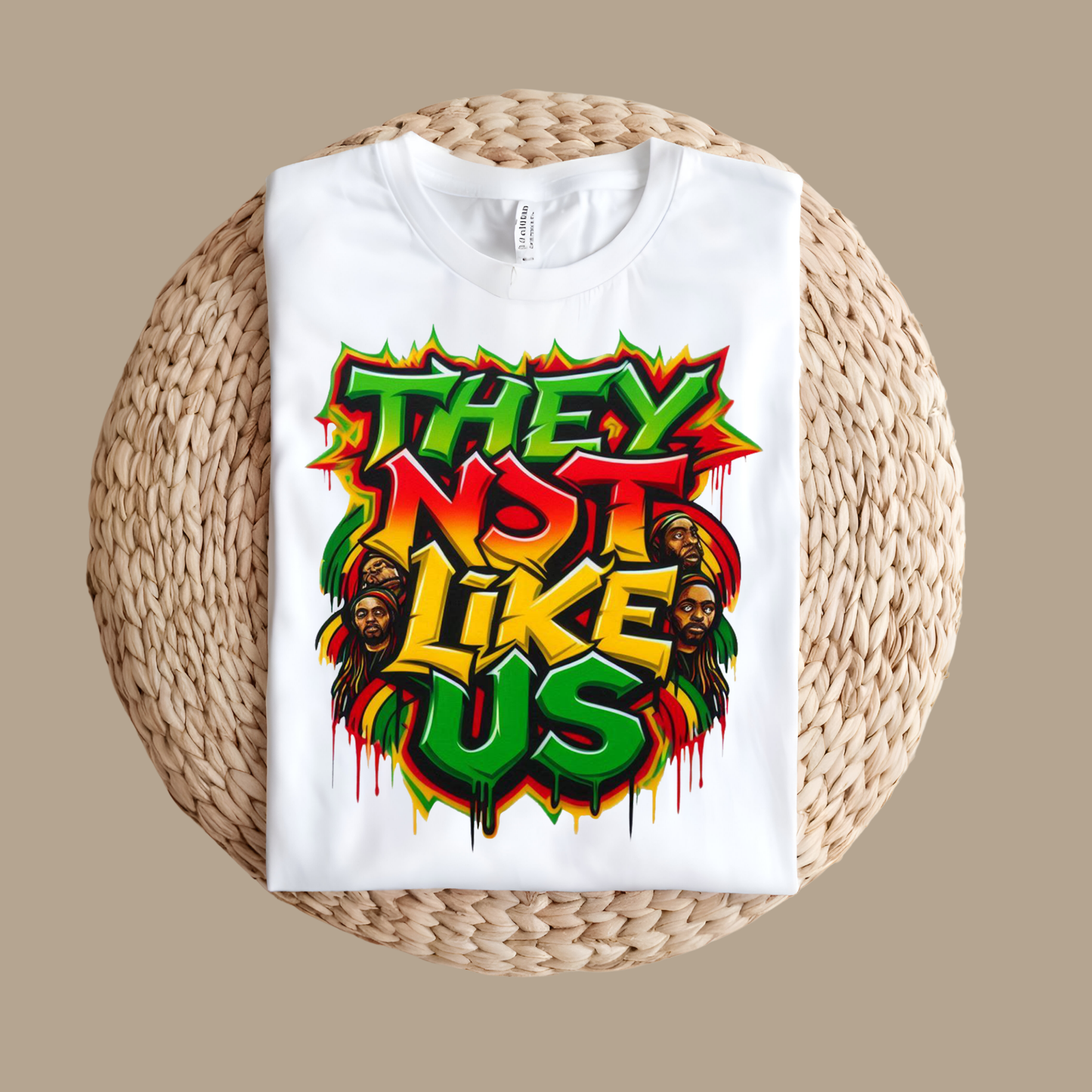 Juneteenth T-Shirt - They Not Like Us Graphic Relaxed Tee