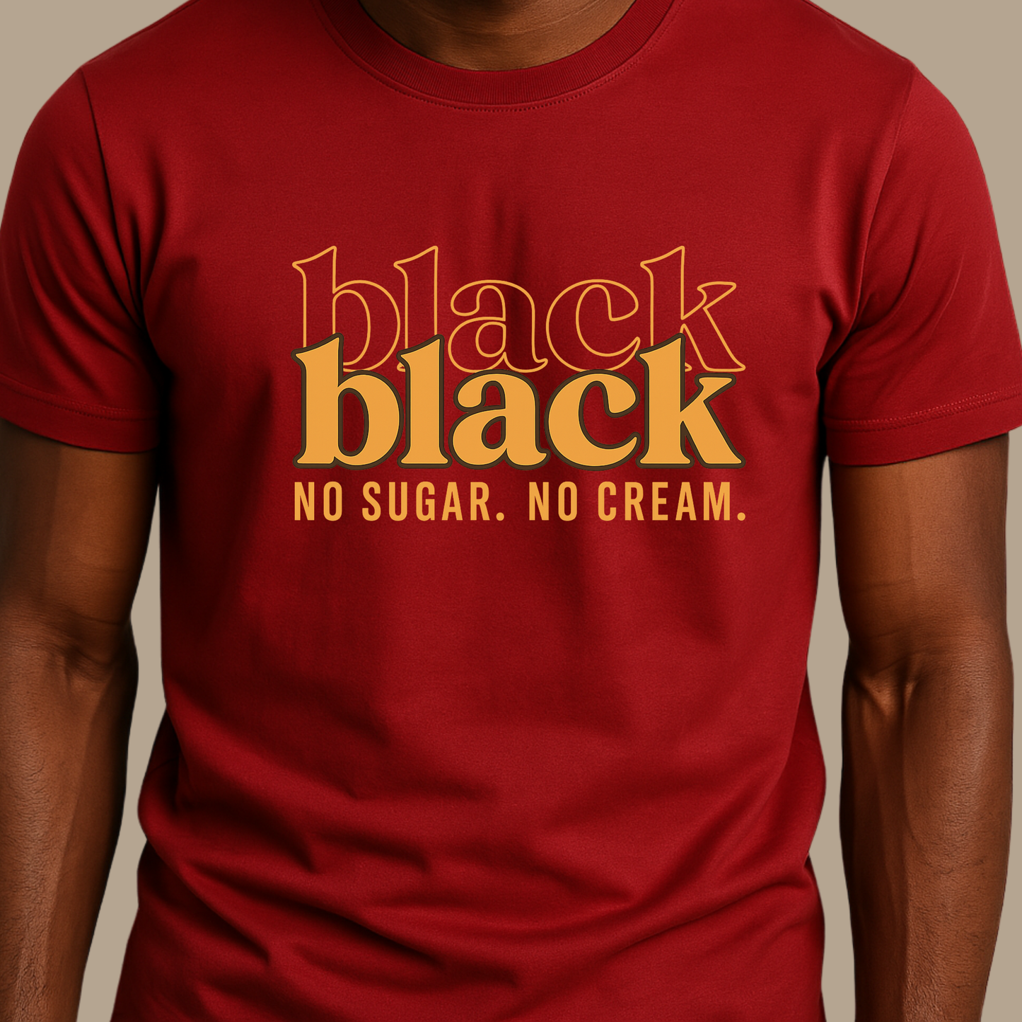Juneteenth Typography Tee - Freedom, Unfiltered – Black No Sugar No Cream