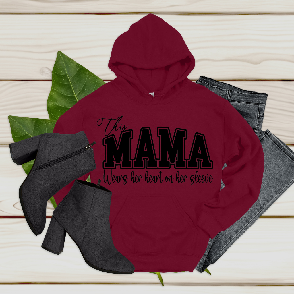 MAMA Custom Hoodie , Mom Life Sweater, Mother's Day Gift, Keepsake for Mom, Heartfelt MoM Shirt, Loving Mom Shirt, Mom and Kids Clothing, Personalized Family Sweatshirt, Mama Custom Sweatshirt