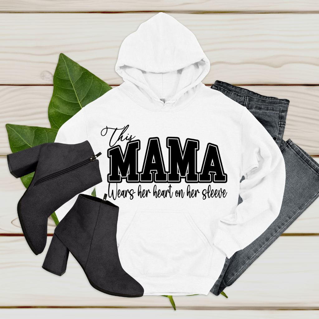 MAMA Custom Hoodie , Mom Life Sweater, Mother's Day Gift, Keepsake for Mom, Heartfelt MoM Shirt, Loving Mom Shirt, Mom and Kids Clothing, Personalized Family Sweatshirt, Mama Custom Sweatshirt