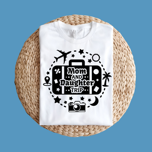Mom & Daughter Vacation Shirt - Cute Mom & Daughter Vacation Tee