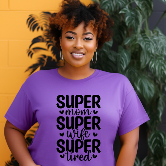 Mom Shirt - Super Mom Tee - Fun & Relatable Gift for Mom