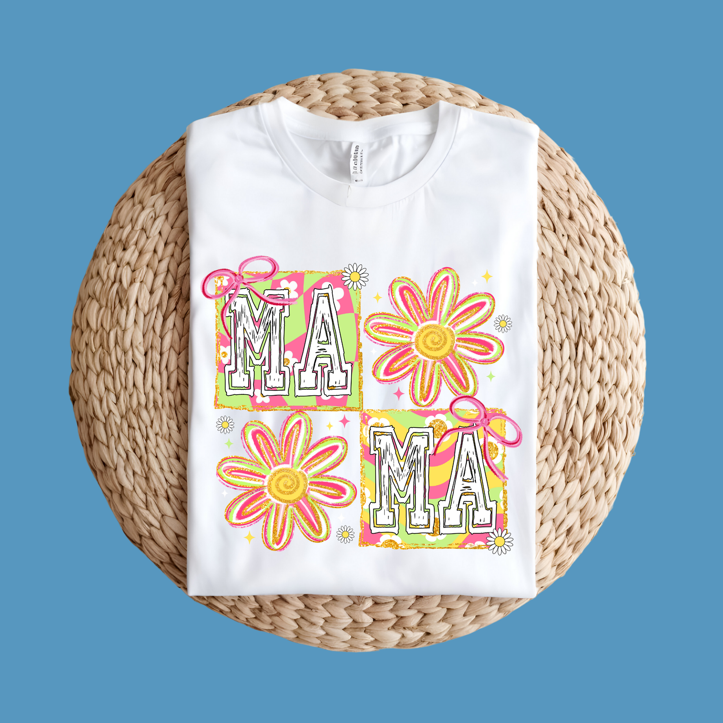 Mom Shirt - MAMA - Elegance in Bloom Stylish Mother's Day Tee 2