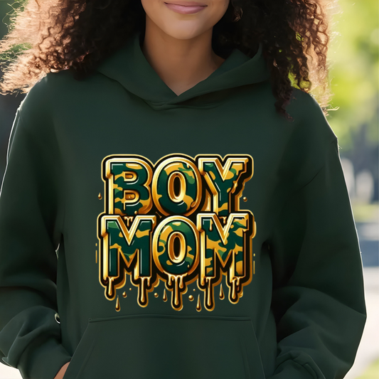 Boy Mom Hoodie, Camouflage Boy Mom Shirt, Boy Mom Fashion, Boy Mom Outfit, Proud Mom of Boys, Boy Mom Style, Boy Mom Gift, Gift for Boy Mom, Boy Mom Pride
