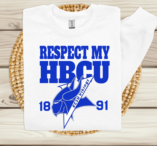 Elizabeth City State University Elizabeth City Viking Pride White Sweater