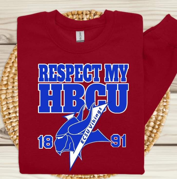 Elizabeth City State University Elizabeth City Viking Pride Garnet Red Sweater