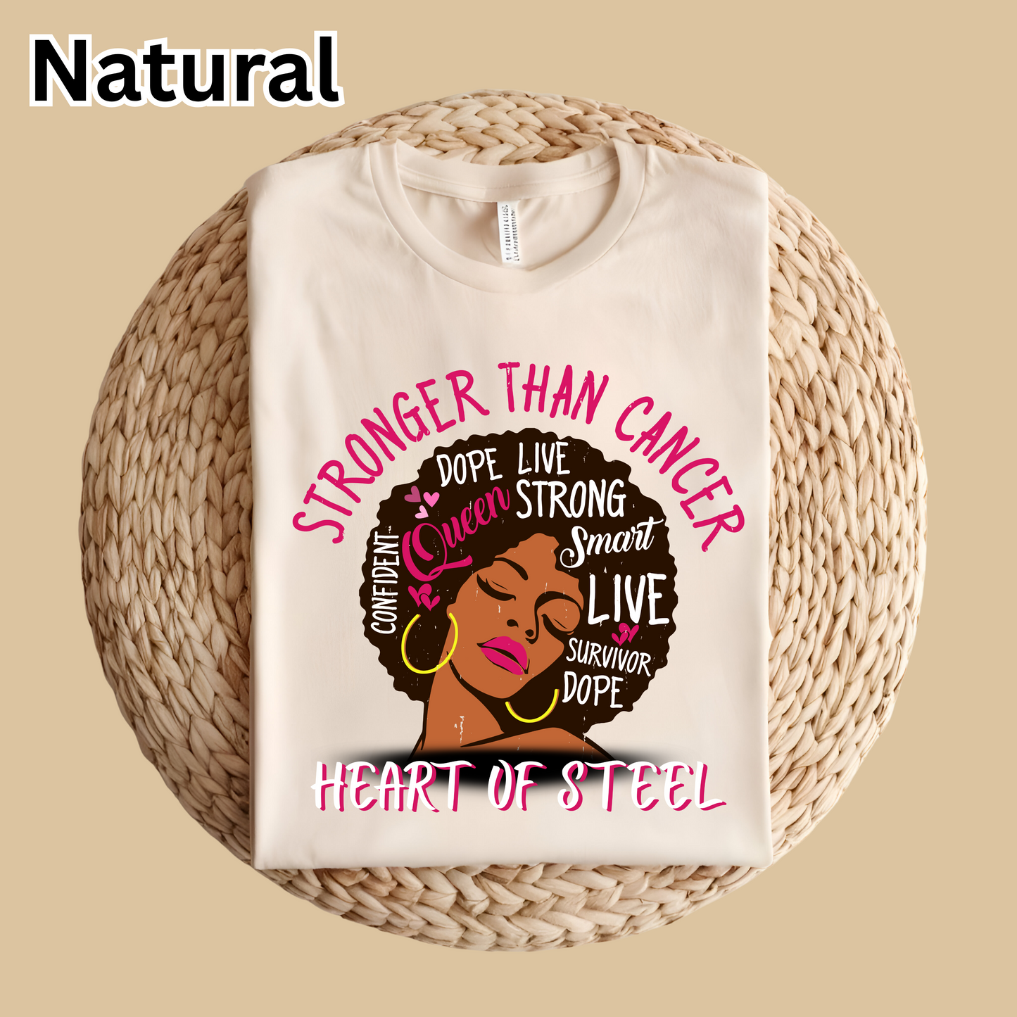 Pink Out T-Shirt - Heart of Steel - October We Wear Pink